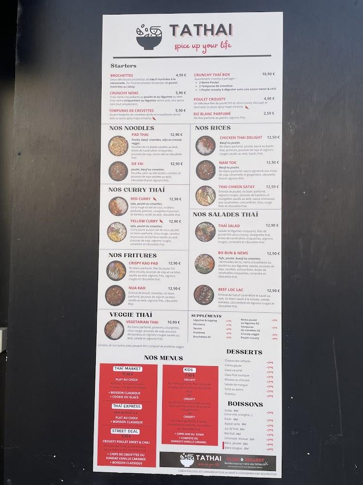 Pitaya Thaï Street Food - Menu Image 3